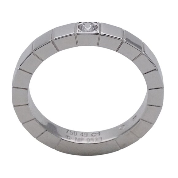 CARTIER Silver Diamond Ring #49 - Picture 3 of 10